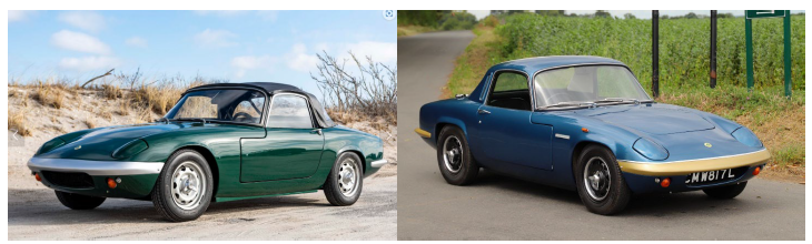 緑色のクラシックなオープンカー